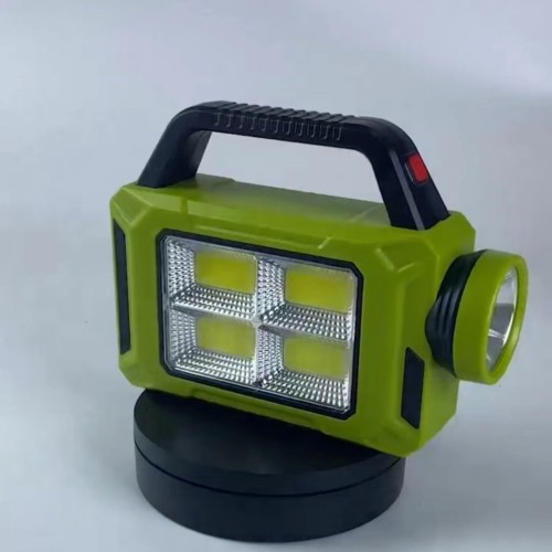 新款太阳能手提灯强光大功率户外徒步便携多档调节可充电式手提灯