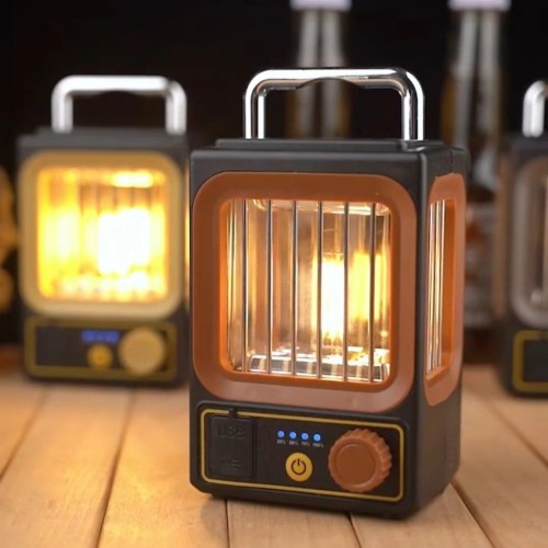 新款太阳能户外露营灯氛围野营灯帐篷灯复古礼品灯照明手提灯