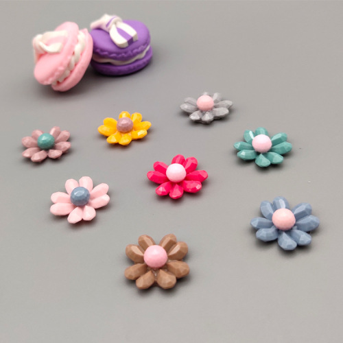 花朵diy装饰饰品手机壳装饰挂件材料ins太阳花泫雅风花朵树脂配件