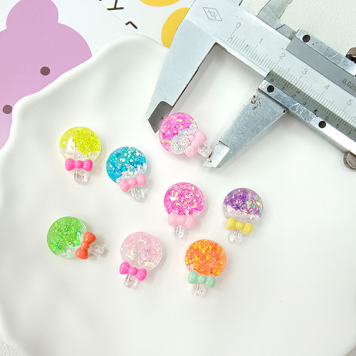 AB胶树脂配件材料批发diy配件棒棒糖鞋扣贴手机壳饰品diy配饰材料