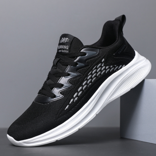 New Sports Shoes Men‘s Shoes Spring and Summer Lightweight Breathable Shoes Casual Shoes Men‘s Soft Bottom Shock-Absorbing Mesh Running Shoes Men