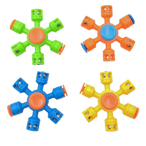 Steel ball rotating finger top stress relief toy