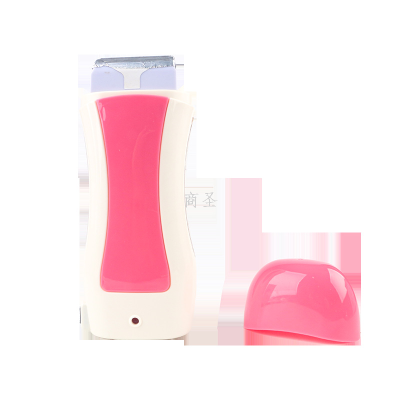 Pink Portable Beauty Salon Hair Removal Hot Wax Machine 100G Wax Bar Heater Beeswax Wax Melting Machine