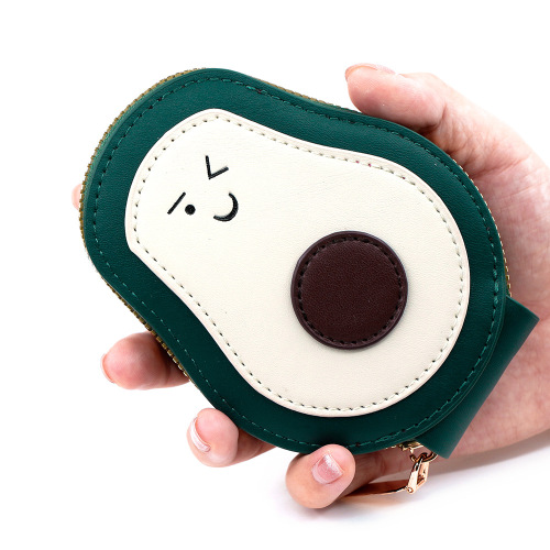 best-selling new avocado card holder fashion coin purse expanding card holder multiple card slots document package large capacity storage bag