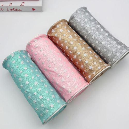 星星款设计风格圆桶笔袋文具袋文具盒