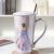 Ceramic mug beautiful lady mug cup coffee mug..