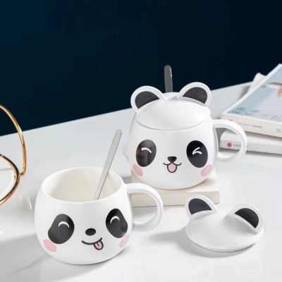 Panda mug ceramic mug ceramics cup ..
