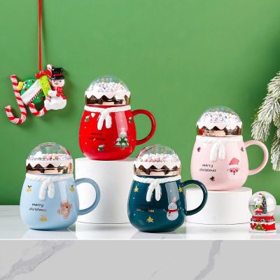Christmas mug ceramic mug big capacity cup ..