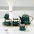 Ceramics kettle set nordic cold water kettle set teapot set with tray .