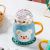 Bear mug ceramic cup hand-painted bear mug landscape Cup gift Cup mirror Cup