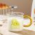 High Borosilicate glasses breakfast cup Milk Cup donut Cup cartoon Cup.