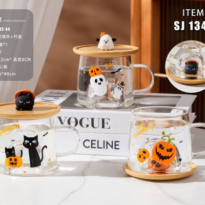 Halloween Cup ceramic cup ghost festival Cup Halloween gift gift cup pumpkin Cup mug
