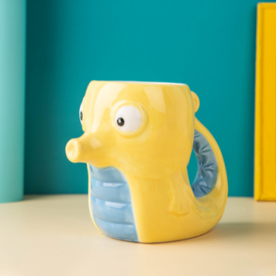 3D Mug Internet Celebrity Ceramic Cup Haima Cup Cartoon Shaped Cup Coffee Cup Succulent Flower Pot..