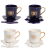 Devil's Eye mug Ceramic Cup Blue Eye Cup Ins Style Mug Light Luxury Gold Water Cup Coffee Cup.