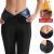 Women's High Waist Thickened Bottoming Cropped Pants Postpartum Body Shaping Sweat Pants Body Shaping Hip Lifting Hip Training Pants