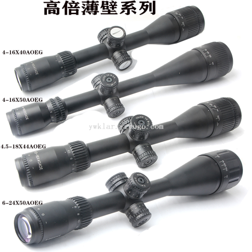 digital differentiation 4.5-18 times 4-16x50a lock 4-16x40 hd 6-24x50aoe thin wall telescopic sight