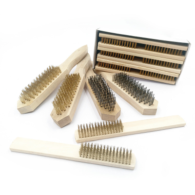 Wire Brush Knife Brush Stainless Steel Wire Copper Wire Brush Crafts Scaling Brush Industrial Metal Polishing Brush