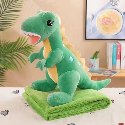 New Tyrannosaurus Airable Cover, Doll Blanket Pillow Plush Toy