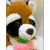 Boutique Strawberry Raccoon Doll Children Doll Plush Toy