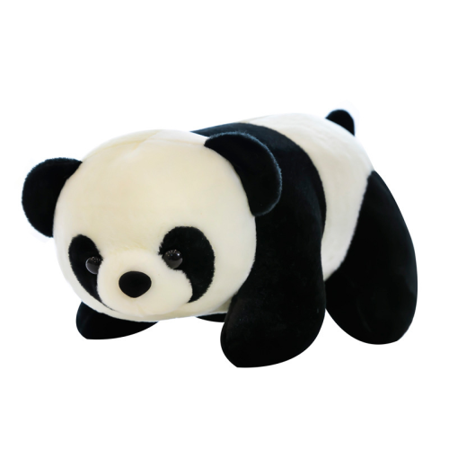 lying panda little doll 8-inch plush toy children doll doll wholesale birthday gift