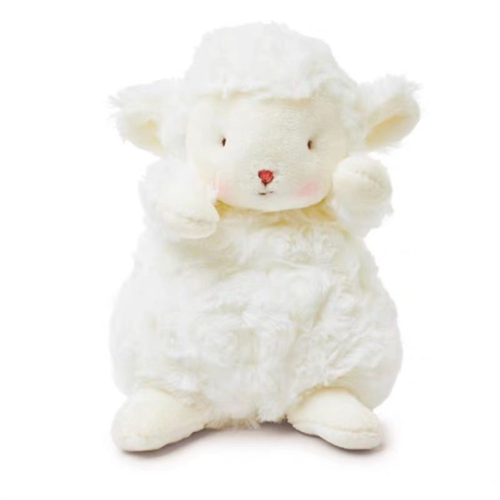 little white sheep 8-inch plush toy happy sheep doll birthday gift creative doll