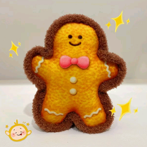 cookies cute gingerbread man 8-inch plush toy doll baby doll gift