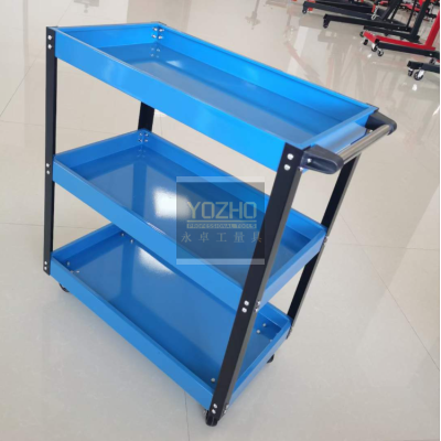 Three-Layer Movable Tool Car with Handle Assembly Car Tool Car Maintenance Tool Display Car Tool Display Car