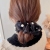 Organza Headdress Flower Korean High-Grade Pearl Aurora Large Intestine Hair Ring Temperament Mesh Headband Bun Headband Headdress