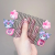.: Sanrio Strawberry Bear Children Broken Hair Comb Invisible Back Head Updo Gadget Little Girl Stretchable Hair