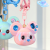 Creative Dopamine Colorful Crystals Bear Keychain Cute Cartoon Pendant Couple Schoolbag Pendant Bag Accessories Gift