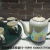 Colored Glaze Drinking Ware Coffee Set Set Ceramic Coffee Cup Coffee Saucer Continental Coffee Cup Ceramic Plate Colored Glaze Cup