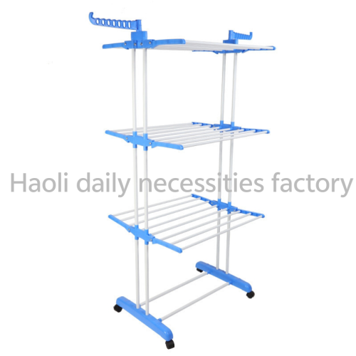 三层喷漆晾衣架