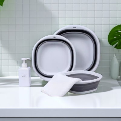 Foldable Washbasin Portable Home Student Dormitory Travel Large Washing Basin Folding Washbasin Compression Basin