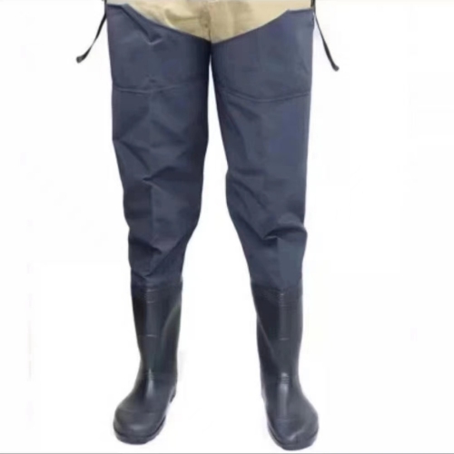 thickened leather fork leg-up underpants half-length pants water-proof wading clothes for men