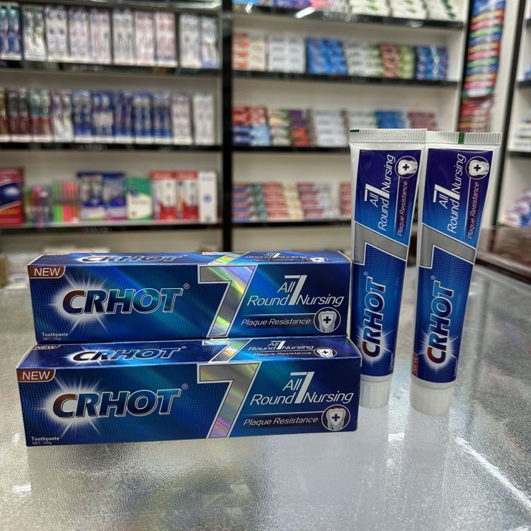 CRHOT现货外贸100g英文清洁多效牙膏toothpaste