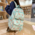 Junior and Middle School Students Cartoon Pattern School Bag Fashion Korean Style Backpack Durable Travel Bag Computer Bag