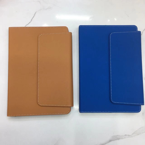 New A5 Business Notebook Advertising Stationery Leather Surface Magnetic Buckle Notebook Custom Logo Gift Box Set