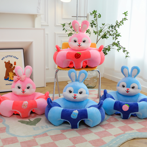cute rabbit learning seat cartoon toy rabbit sofa boy girl baby chair baby drop-resistant learning chair