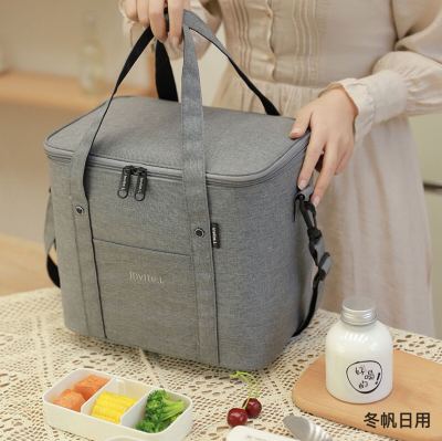 New Lunch Bag Oxford Cloth Insulation Bag Lunch Bag Lunch Bag Outdoor Picnic Ice Pack Large Capacity Lunch Bag Amazon