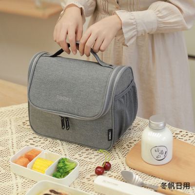 New Insulation Bag Large Large Capacity Lunch Box Portable Lunch Bag Bento with Rice Aluminum Foil Thickening Lunch Box Bag Manufacturer