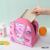 3D Cartoon Bento Bag Children's Portable Insulated Bag Oxford Cloth Cute Cartoon Lunch Bag Student Lunch Box Bag