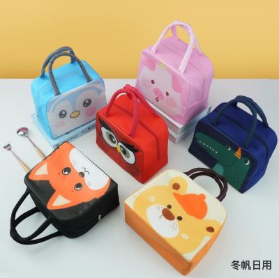 New Cartoon Lunch Bag Adorable Pet Lunch Bag Fresh Ice Pack Thick Aluminum Foil Thermal Bag Insulated Bag