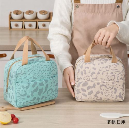 2024 new ink pattern insuted bag lunch bag lunch box bag outdoor travel ice pa picnic bag lunch bag