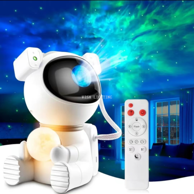 Astronaut Starry Sky Projection Lamp Starry Laser Romantic Ambience Light Spaceman Decoration Small Night Lamp