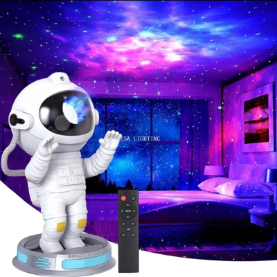 2024 New Astronaut Projection Lamp Cabin Spaceman Projection Lamp Ambience Light Bedroom Projection Lamp