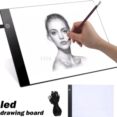A5a4 Copy Table Led Copy Table Copy Table Drawing Board Led Luminous Board Writing Desk Anime Sketch Copy Drawing