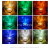 Rotating Water Ripple Lamp Dynamic Light Shadow Ambience Light Flame Small Night Lamp Starry Sky Projection Lamp