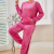 Flannel Women's Pajama Suit Homewear Pocket Pajamas Pajama Pants Cross-Border European and American Flannel Pajamas Nightdress