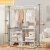 Rack Floor Double Row Clothes Hanger Clothes Rack Clothes Hanger Bedroom and Household Reinforcement Fashion Simple