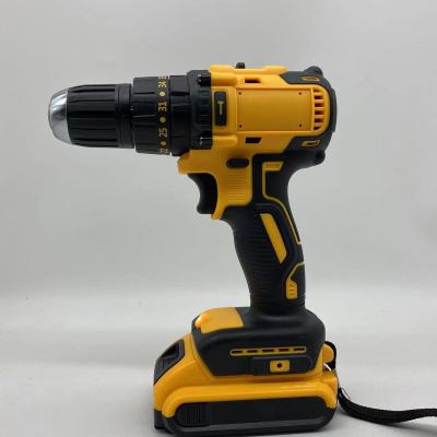 High-Power Hand Drill Household Hand Drill Charging Tool Lithium Electric Multi-Function Impact Hand Gun Drill Electric Screwdriver